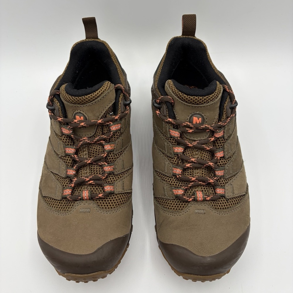 Merrell J12046 Womens Size 7 Hiking Shoes Dusty Olive Waterproof Vibram Low Top - Picture 5 of 9